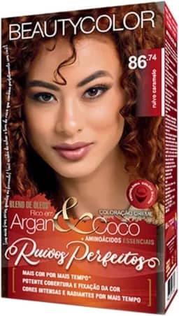 Coloração Kit BEAUTYCOLOR - 86.74 Ruivo Caramelo