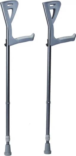 Muleta Star Apoio Fixo Adulto, Dilepé, Cinza