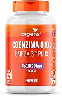 Coenzima Q10 200mg + Ômega 3 TG Plus + Vitamina E 120 Cápsulas Bigens (Unidade)