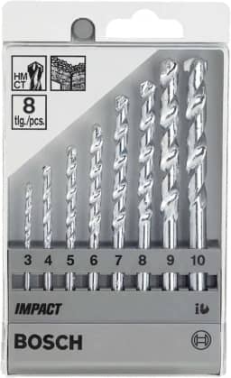 Bosch Jogo Brocas para alvenaria CYL-1 Ø3-4-5-6-7-8-9-10 mm