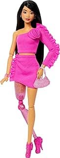Barbie Fashionista Boneca Deluxe Perna Protética para crianças a partir de 4 anos