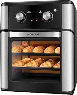 Fritadeira Air Fryer Forno Oven Analógica 12L, Mondial, Preto, 2200W, 220V - AFON-12L-AB