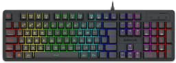 Teclado Membrana Gamer Redragon Netherbane K521-RGB USB Preto