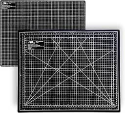 Base de Corte Tapete Emborrachado Grande A1 90x60 Dupla Face Para Artesanato Patchwork Scrapbook (Placa de Corte Preta)