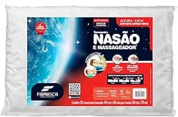 Travesseiro Nasa Alto - Nasão - Ideal p/Fronhas 50x70cm - Fibrasca, Branco