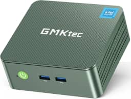 GMKtec Mini PC N150, G3 Plus Intel Twin Lake N150 (3,4GHz), 8GB DDR4 RAM 256GB PCIe M.2 SSD, Computador Desktop 4K Dual HDMI/USB3.2/WiFi 6/BT5.2/2.5G RJ45