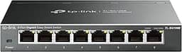 TP-Link Switch Gigabit de 8 portas | Fácil de gerenciar | Plug & Play | Montagem em desktop/parede | Metal resistente com portas blindadas | Suporta QoS, Vlan, IGMP e LAG (TL-SG108E)