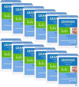 Granado Sabonete Glicerinado Bebê, Lavanda, 90g, 12 Unidades