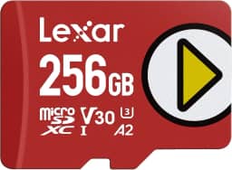 Cartão de Memória Lexar PLAY microSDXC UHS-I cards 256GB Upgrade