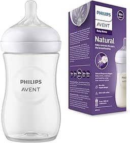 Mamadeira Pétala 3.0 Philips Avent 260ml Transparente