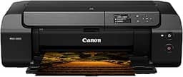 Canon PIXMA PRO-200S Impressora fotográfica profissional de jato de tinta sem fio de 33 cm com monitor LCD colorido de 7,6 cm, tinta à base de tinta de 8 cores, preta