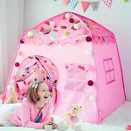 Barraca Infantil, Cabana Infantil Menina, Barraca Infantil Menina, Cabana Infantil Menino, Casinha de Brinquedo Infantil, Barraca Infantil Menino, Casinha Infantil (Tenda Docinhos)