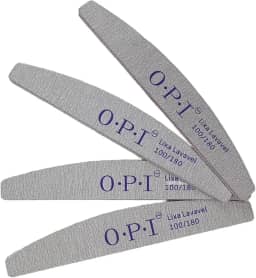 Lixa Bumerangue Lavável 100/180 Para Unhas de Gel Acrigel Fibra de Vidro, Com 1 Unidades