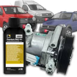 Compressor Palio Uno Fire Strada Siena Modelo Calsonic 2005 2006 2007 2008 2009 2010 2012 2013 2014 2015 2016 2017 2018 2019 2020