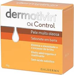 Dermotivin Sabonete Em Barra Facial Oil Control 90g