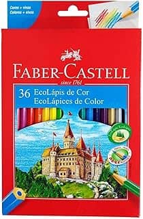 EcoLápis com 36 Cores, Faber-Castell, 120136G, Grafite