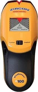 Zircon StudSensor A100 Scanner de parede e localizador de pino central/borda com detecção de fio