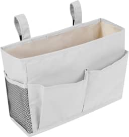 Bolsa de armazenamento de cabeceira, organizador de cama de cabeceira, organizador de cama para beliche, organizador multifuncional de cabeceira com 5 bolsos para assento de carro, camas de hospital