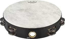 Pandeiro Remo TA-5210-70 Fiberskyn, Quadura Black, 25,4 cm