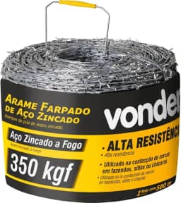 Arame Farpado 250kgf 500 metros - Vonder