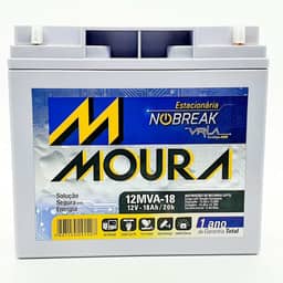 Bateria Moura 12mva-18 Estacionaria Nobreak 12v 18ah