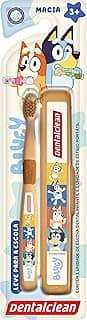 Dentalclean Escova de Dente Bluey Escolar Infantil Macia - Marrom