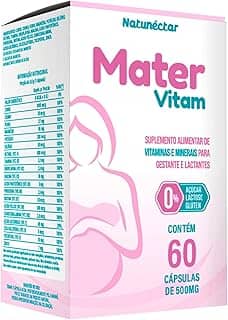 Mater Vitamina Para Gestante Materna 500mg 60 Cápsulas - Natunéctar