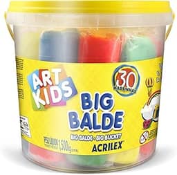 Balde com Massas Acrilex 1.5 kg