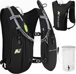 Colete De Corrida, Colete De Hidratação 5,5L Com Bexiga De Água De 1,5L, Mochila De Hidratação Leve, Mochila De Água Para Corrida De Caminhada