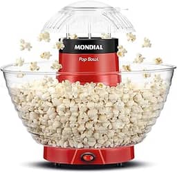 Pipoqueira Pop Bowl, Mondial, Vermelho, 1200W, 110V - PP-05