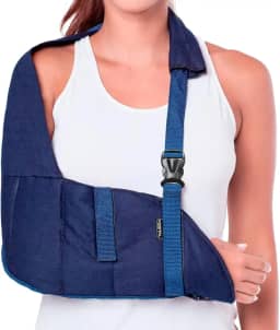 Kestal Tipoia Velpeau Estofada Imobilizadora americana Azul, Bilateral, P