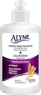 Alyne, Creme para pentear cabelo, Liso Perfeito, 300 g, Roxo