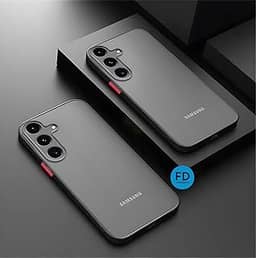Capa Capinha Case Premium Anti Impacto Fosca Preta Translúcida com Proteção de Câmera para Samsung Galaxy A16