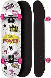 Skate Montado Profissional Cisco Feminino Collage 8'