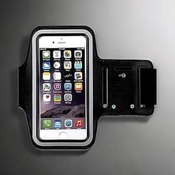 Braçadeira Suporte Celular Para Corrida, Bike E Treinos, Compatível Com Smartphones 5,5' E 6,5', Resistente, Ajustável, À Prova D'água, Marca VARENZIA