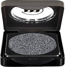 Make-Up Studio Reflexo de sombra profissional de maquiagem – Pó altamente pigmentado – efeito de glitter de longa duração – melhora a aparência dos olhos – pode ser usado molhado e seco – vegano – preto – 2 g