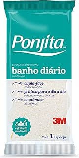 Ponjita, 3M, Esponja para Banho, Amarela