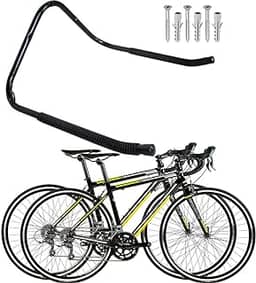 Suporte Gancho Parede Horizontal Mountain Bike Para 2 Bikes