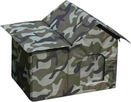 Casinha de Cachorro E Reforçada para Gatos de Rua, Ideal para Uso Externo No Quintal.