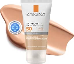 La Roche-Posay Anthelios, Protetor Solar Anti-Idade com Ácido Hialurônico, Cor Clara, Textura Gel Creme, FPS50, 50g