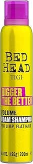 TIGI Shampoo Bed Head Bigger The Better Volume Espuma para cabelos finos 200 ml