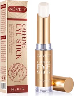 Bastão de cafeína para os olhos, creme para olhos com cafeína, bastão clareador para olheiras, creme para olhos antienvelhecimento, produtos de tratamento para os olhos para linhas finas, bolsas, rugas, inchaço 3 g