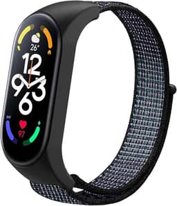 Pulseiras NSmart em Nylon compatíveis com MI BAND 3 - MI BAND 4 - MI BAND 5 - MI BAND 6 - MI BAND 7 - MI BAND 8 - MI BAND 9 - Nandos-Store