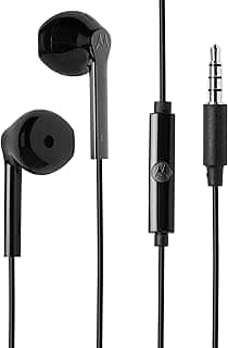 Motorola, Fone de Ouvido com Microfone, Intra Auricular, Preto