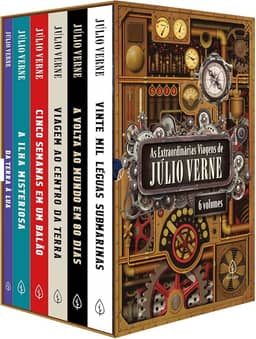 As extraordinárias viagens de Júlio Verne - Box com 6 livros