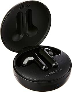 LG TONE Free FN6 - UVnano mata 99,9% das bactérias na malha do alto-falante Fones de ouvido Bluetooth sem fio com som Meridian, Microfone duplo, compatível com iPhone e Android, carregamento