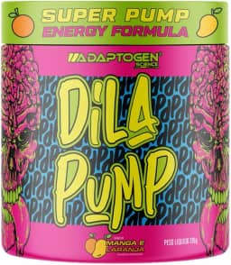 Dila Pump 318g Pré Treino Sem Cafeína Sabor Manga e Laranja - Adaptogen Science