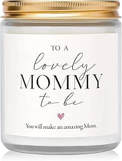 Presentes de dia das mães, presentes de gravidez para grávidas - vela perfumada de lavanda, presente adorável para novas mães, melhor presente para grávidas