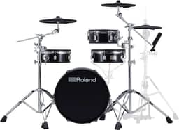 Roland Kit de bateria eletrônica estilo acústico V simplificado com cascas de profundidade rasa e módulo TD-07 (VAD103-1), preto