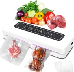 Seladora Vacuo 110V-220V, Esterilização por Ultravioleta, Seladora Embaladora, Selar vários Sacos Ao Mesmo Tempo, Carnes Empacotadora, Seladora a Vacuo de Embalagens, Vácuo